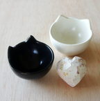 Carved Stone Cat Head Bowl