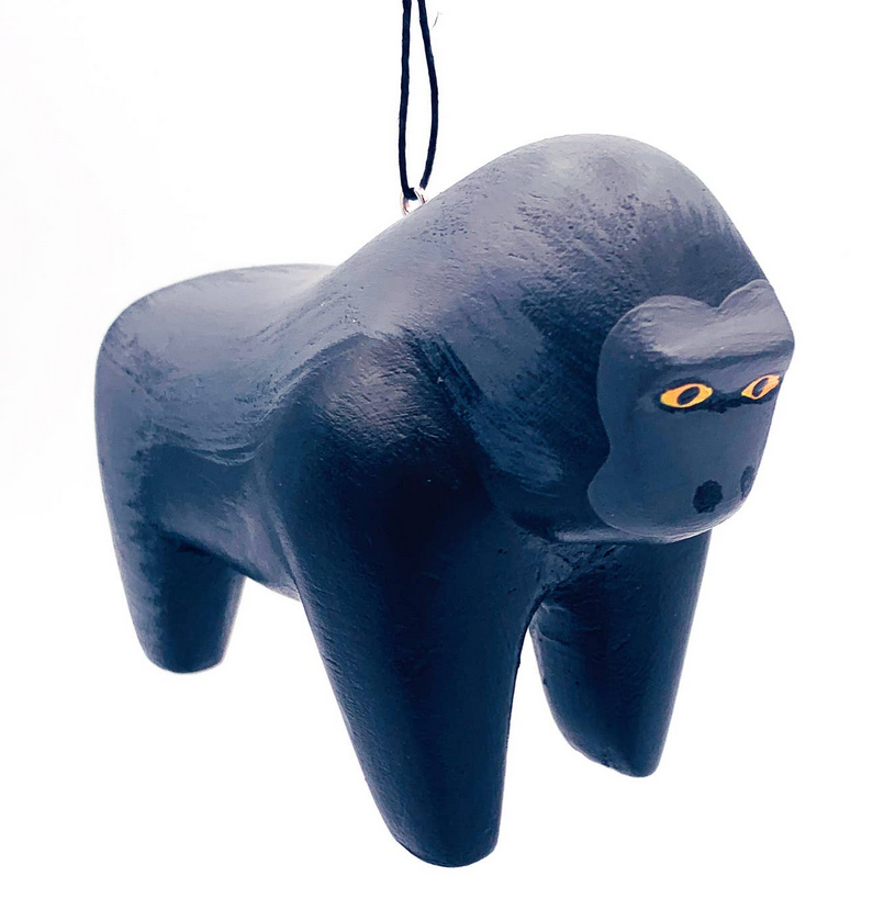 Gorilla Balsa Ornament