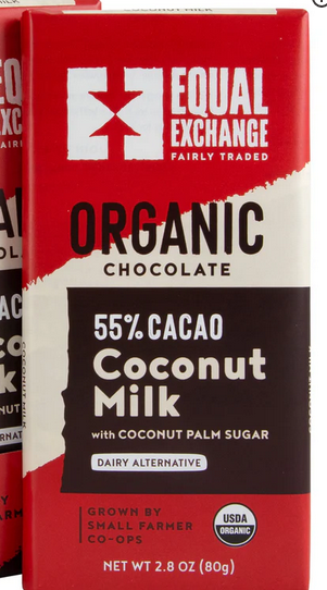 Coconut Milk Chocolate Bar