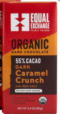 Caramel Crunch 55% Dark Chocolate Bar