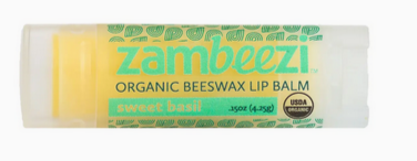 Beeswax Lip Balm, Sweet Basil