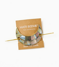 Hair Pin with Stick,  Mother of Pearl "Chandra Crescent Moon"