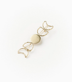 Barrette, Gold "Indukala Moon Phase"