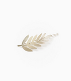 Barrette, Silver "Kavya Silver Fern"