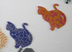 GARLAND, RECYCLED CAT