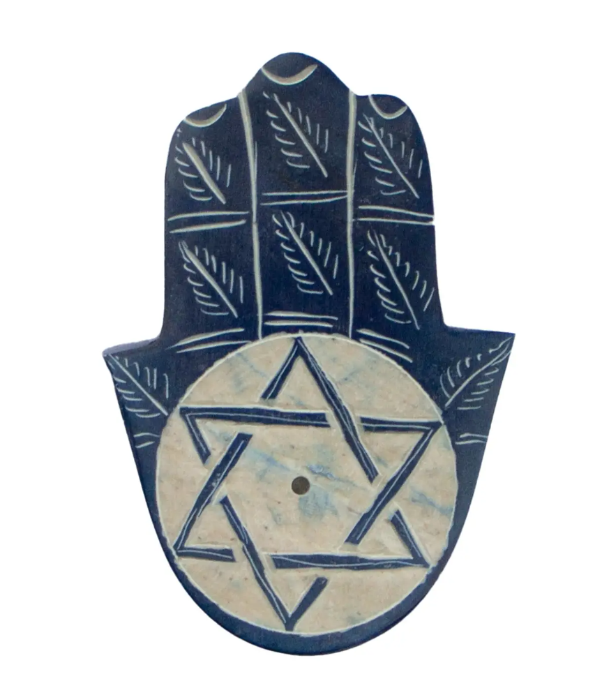 Soapstone Star of David Incense Holder