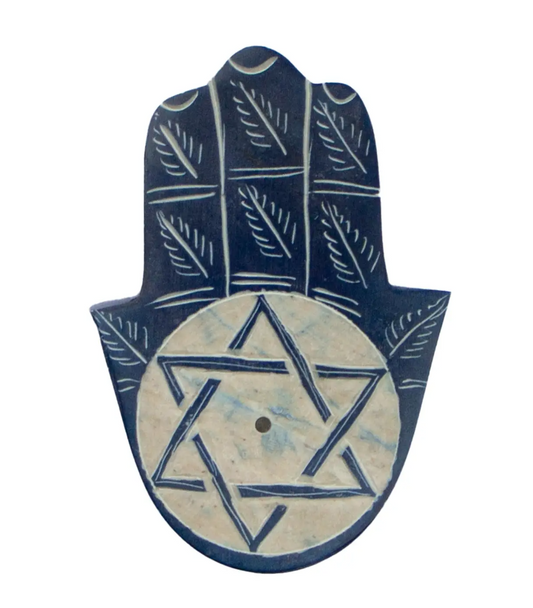 Soapstone Star of David Incense Holder