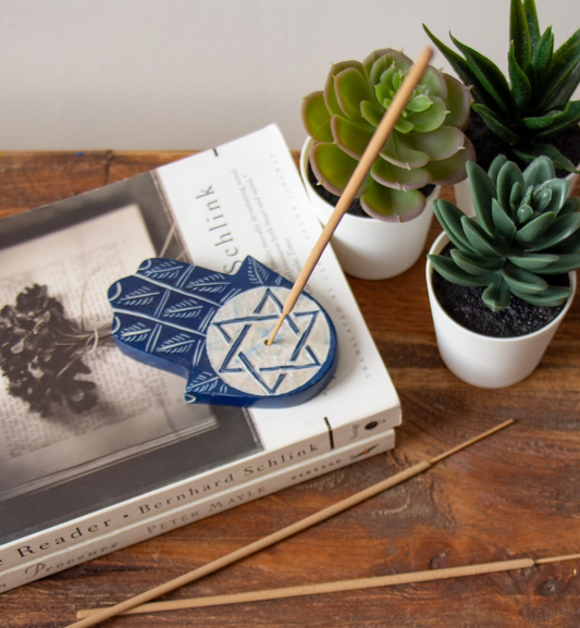 Soapstone Star of David Incense Holder