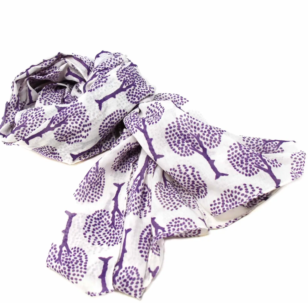 Tree of Life Cotton Scarf