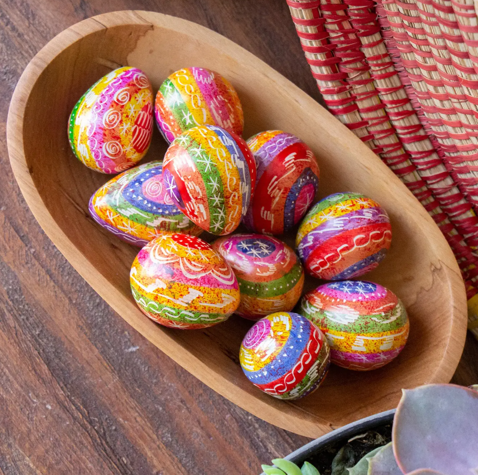 Colorful Soapstone Eggs
