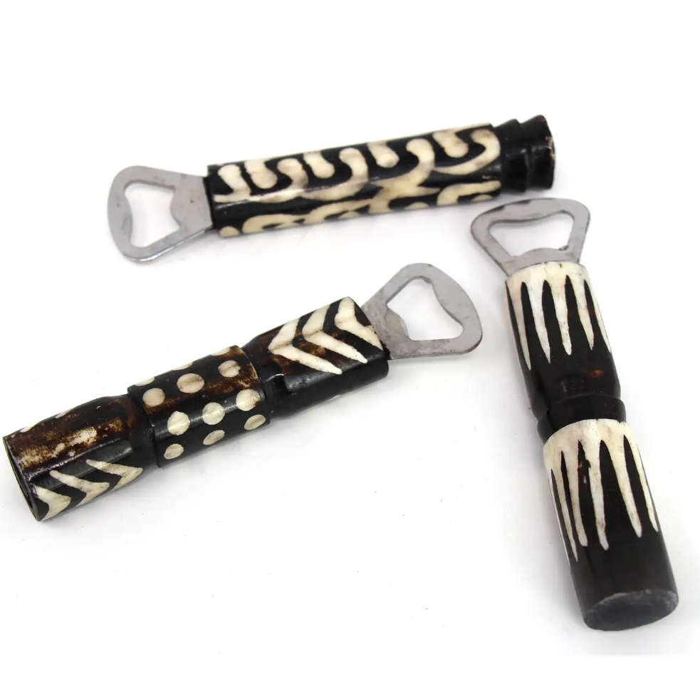 Batik Bone Bottle Opener