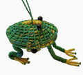 Woven Frog Ornament, Assorted Colors^