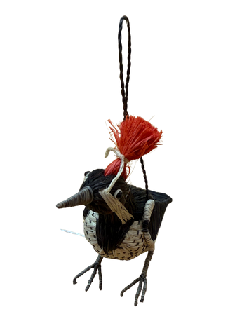 Pileated Woodpecker Woven Ornament