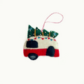 Camper Felt Wool Christmas Ornament