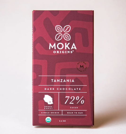 Single-Origin 72% Dark Chocolate, 2.4oz bar