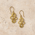 "Nyoka" Infinity Swirl Earrings