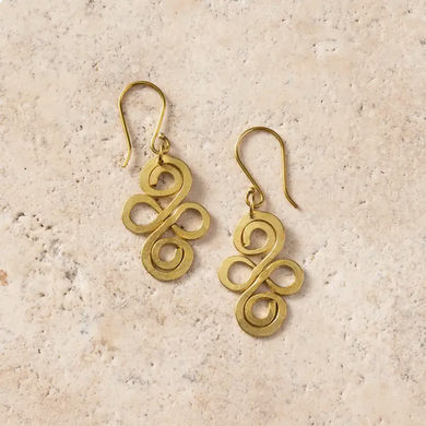 "Nyoka" Infinity Swirl Earrings