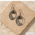 "Ojo" Silver Wire Wrapped Earrings