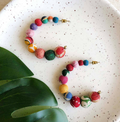 Kantha Conch Hoops