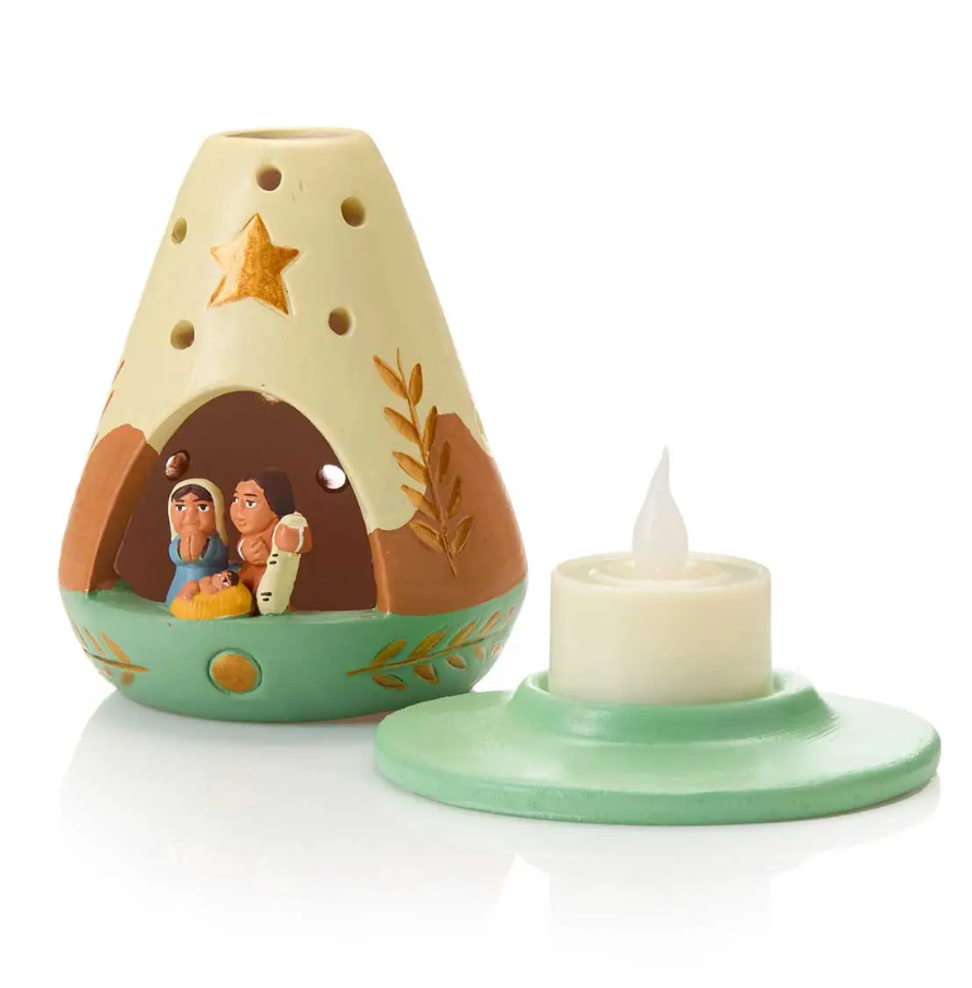 Andes Tea Light Nativity