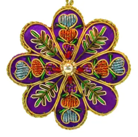Embroidered Zari Ornament