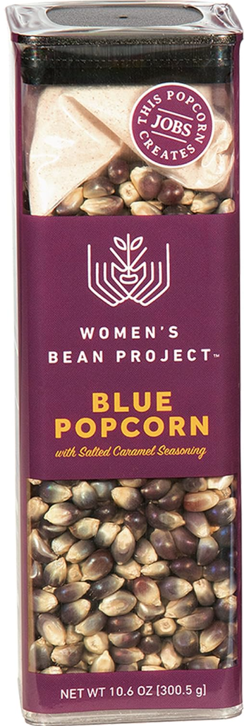 Blue Popcorn with Salted Caramel Seasoning