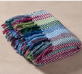 Striped Recycled Cotton Blanket