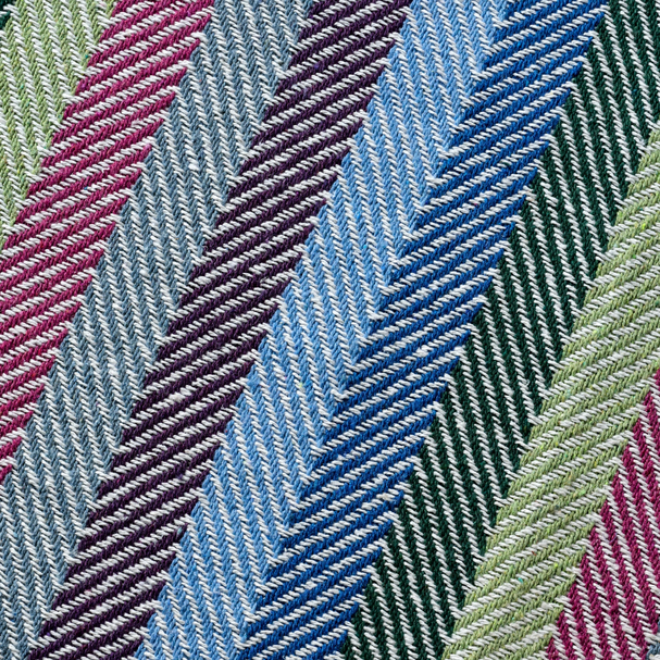Striped Recycled Cotton Blanket