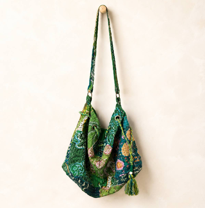 Verdant Wonder Patchwork Bag