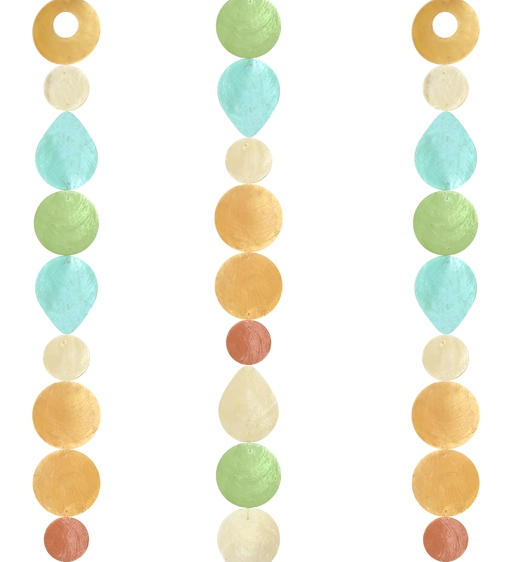 Capiz Strand, Assorted Colors