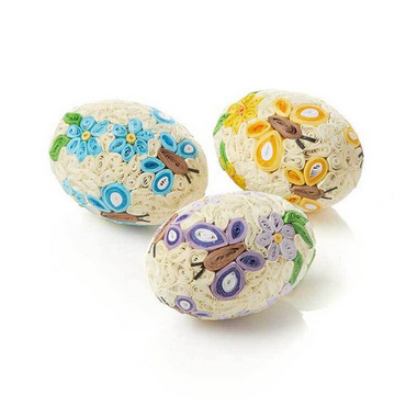 Quilled Eggs
