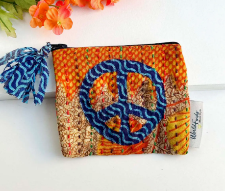Coin Purse, Kantha Designs