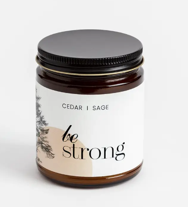 Glass Jar Candle, "Affirmation"