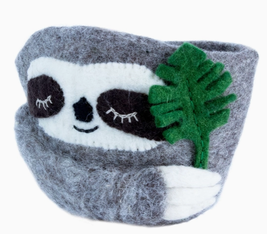 Felted Garden Planter/Basket, Assorted Designs
