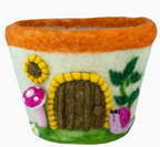 Felted Garden Planter/Basket, Assorted Designs