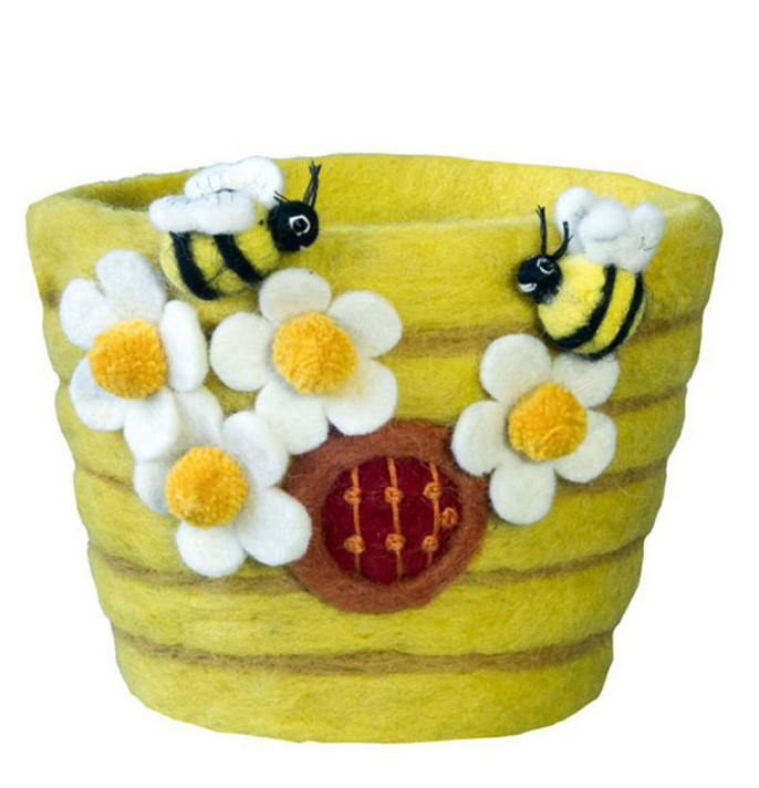 Felted Garden Planter/Basket, Assorted Designs