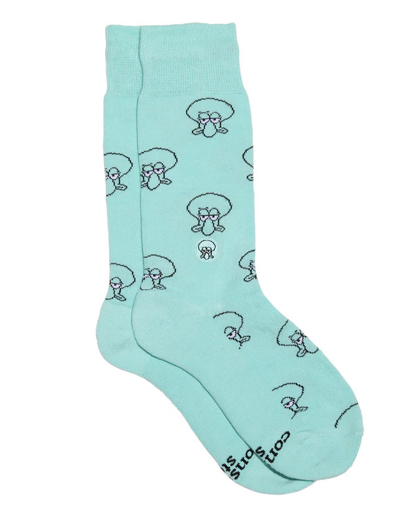 Socks That Protect Oceans, Small - Spongebob Characters