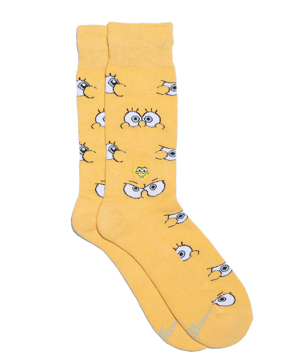 Socks That Protect Oceans, Small - Spongebob Characters