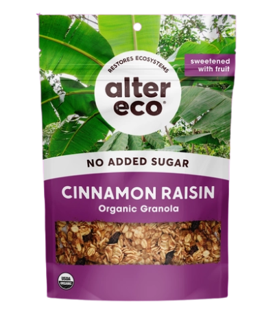 Organic Granola, Cinnamon Raisin