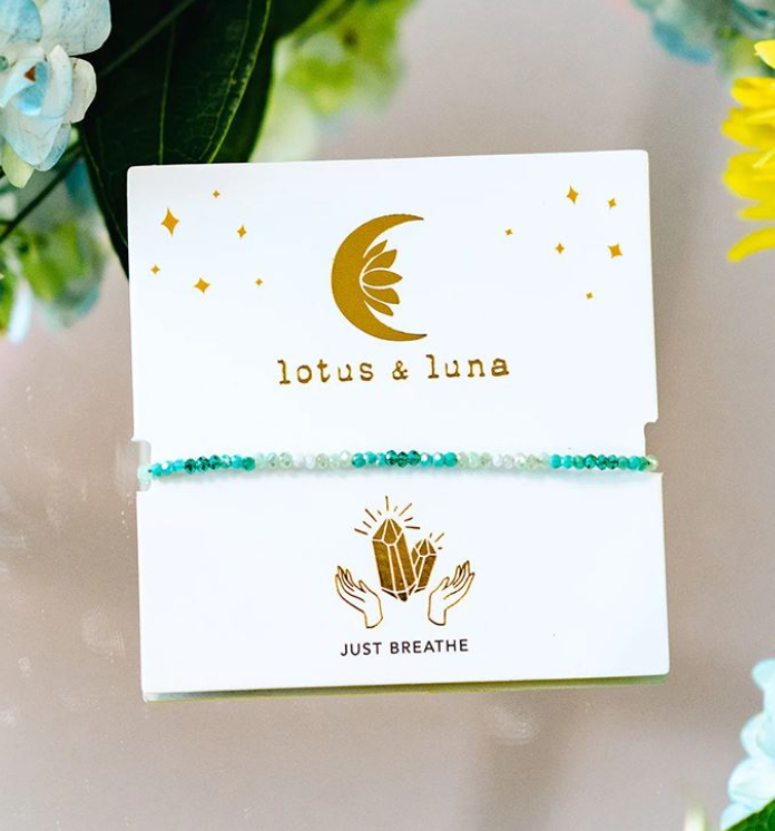 Bracelet, "Just Breathe"