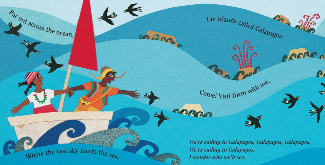 "We're Sailing to Galapagos", Paperback