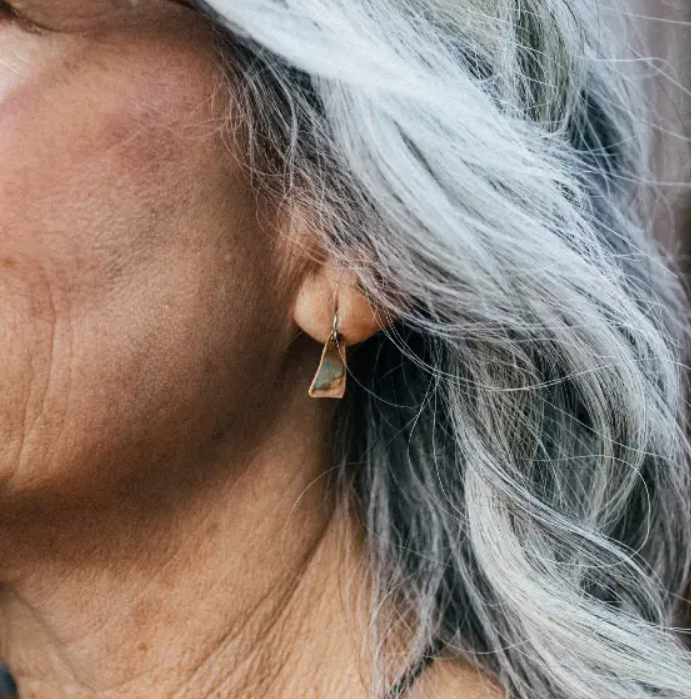 Earrings, "Copper Harbor"