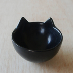 Carved Stone Cat Head Bowl