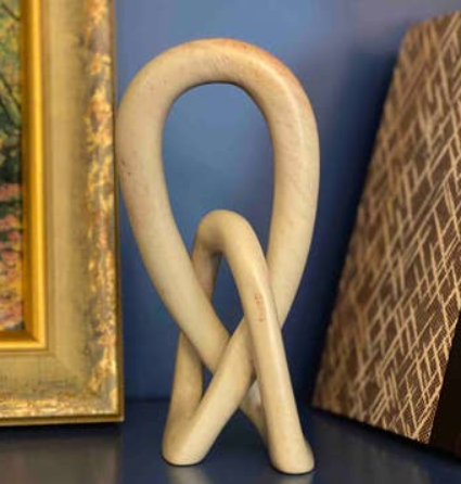 Carved Stone Wedding Knot, Assorted Sizes