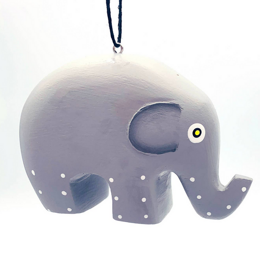 Elephant Balsa Ornament