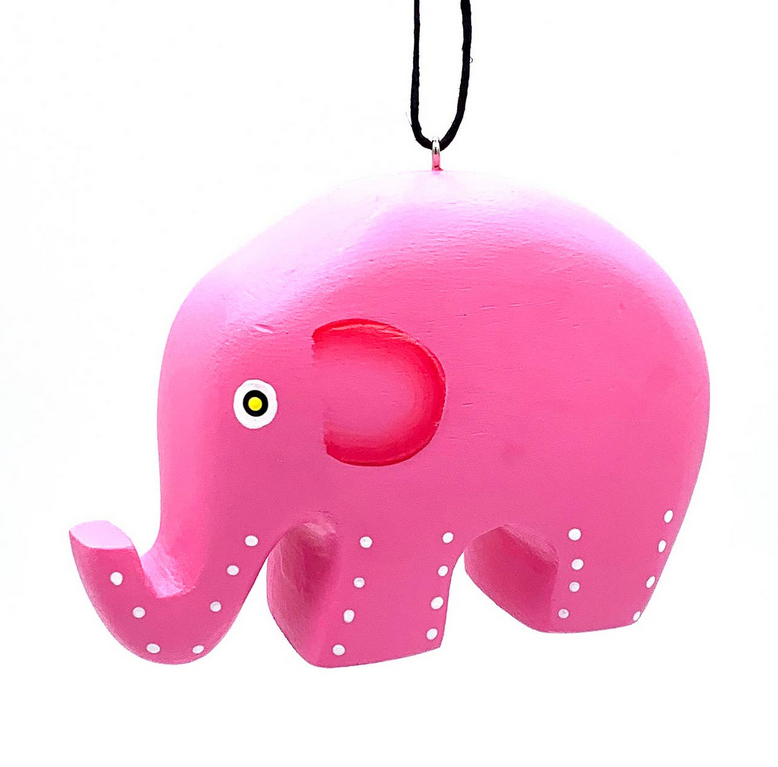 Elephant Balsa Ornament