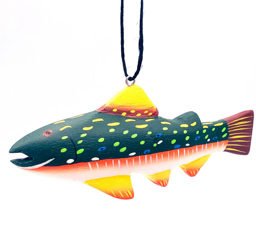 Brook Trout Balsa Ornament