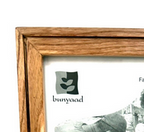Dark Red Oak Duo Frame