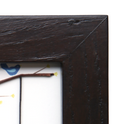 Dark Red Oak Duo Frame