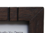 Dark Red Oak Frame - 2.5" x 3.5"